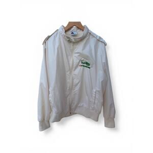 Vintage Midwest Prairie Wind Embroidery Experts Jacket Mens XL White